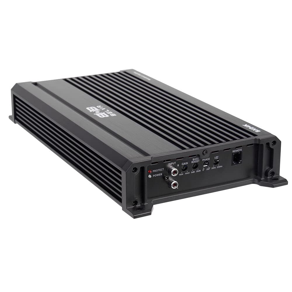 Belva Bxd4K 4000W Peak Bx Series 1 Ohm Stable Class D Monoblock Car Audio Mosfet Amplifier With Remote Subwoofer Level Control